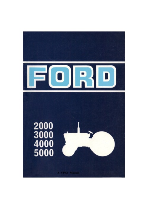 Product picture Ford 2000-5000 Operators Manual